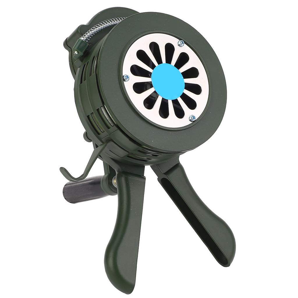 Hand Crank Siren Horn Aluminum Alloy Portable Loud Emergency Safety Siren for Factories Homes