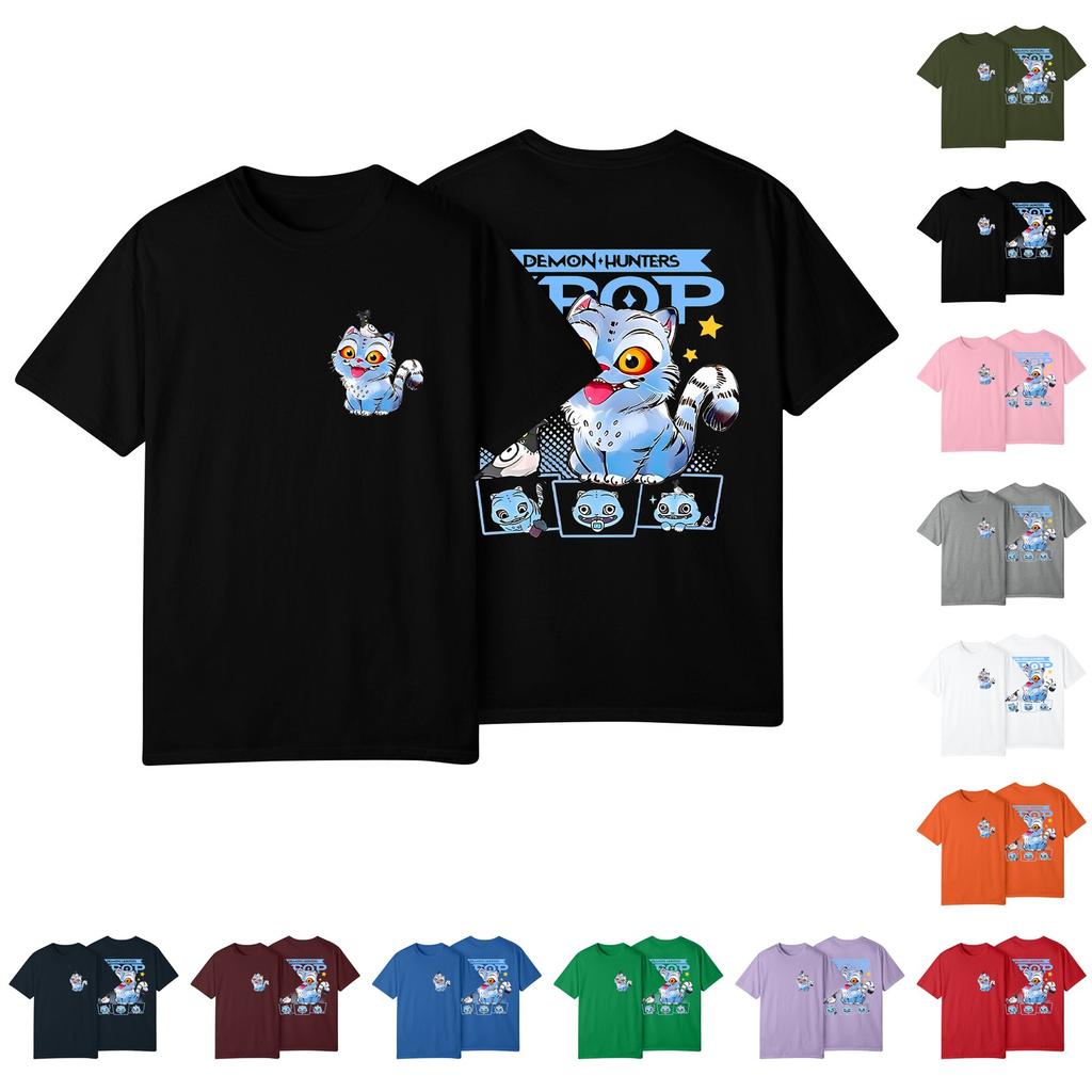 Women's Round Neck Short Sleeve T-shirt Casual Loose Top