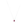 New Chinese Style Red Bean Teardrop Pendant Necklace, Women's Red Clavicle Choker 2025