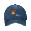 Vintage Happy Tabodi And Grizzy Baseball Caps Unisex Distressed Denim Headwear Cartoon Outdoor All Seasons Travel Hats Cap