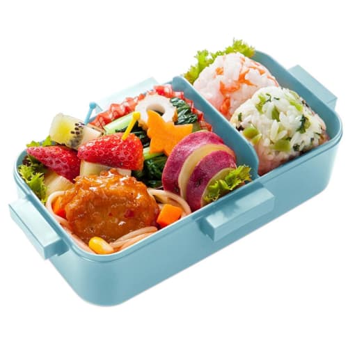 Skater Bento Box Colorful Peach 530ml Antibacterial Fluffy Dome Lid for Women Made in Japan PFLB6AG-A