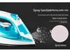 Dual-Use Electric Iron & Mini Garment Steamer for Dry/Wet Ironing