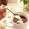 6pcs Vintage Spoons Fork Set Retro Coffee Spoons Plastic Crystal Carved Teaspoon Fruit Ice-Cream Cake Dessert Spoon Fork Cutlery