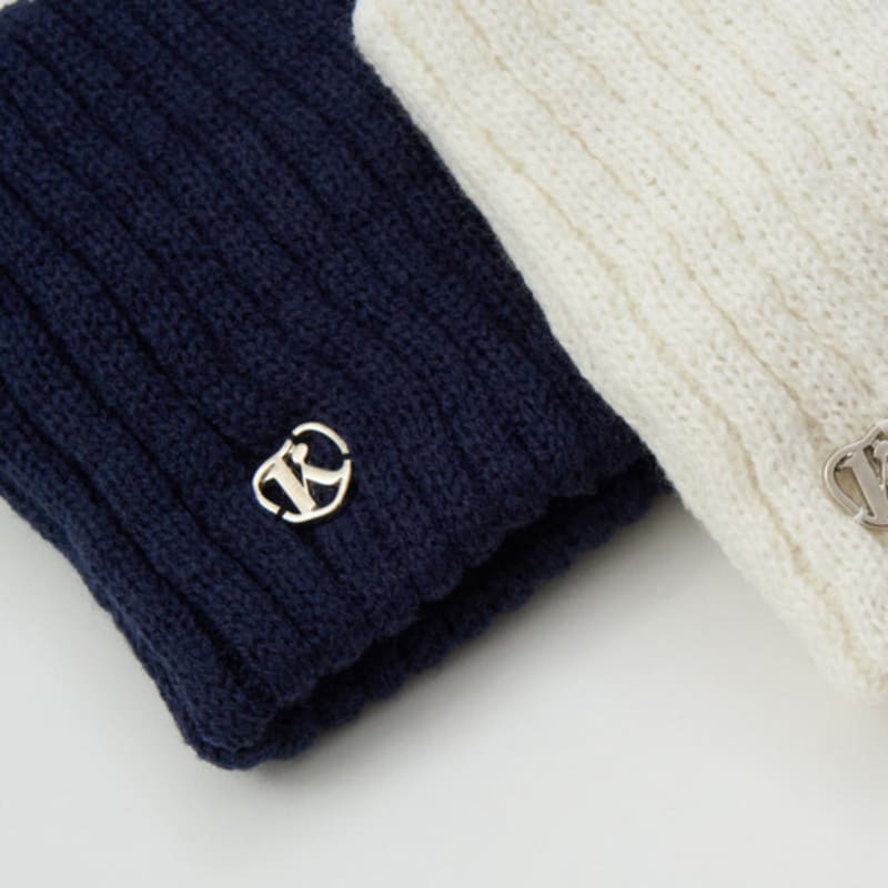 Fakiii Fakiii Ribbed Knit Hairband_Navy