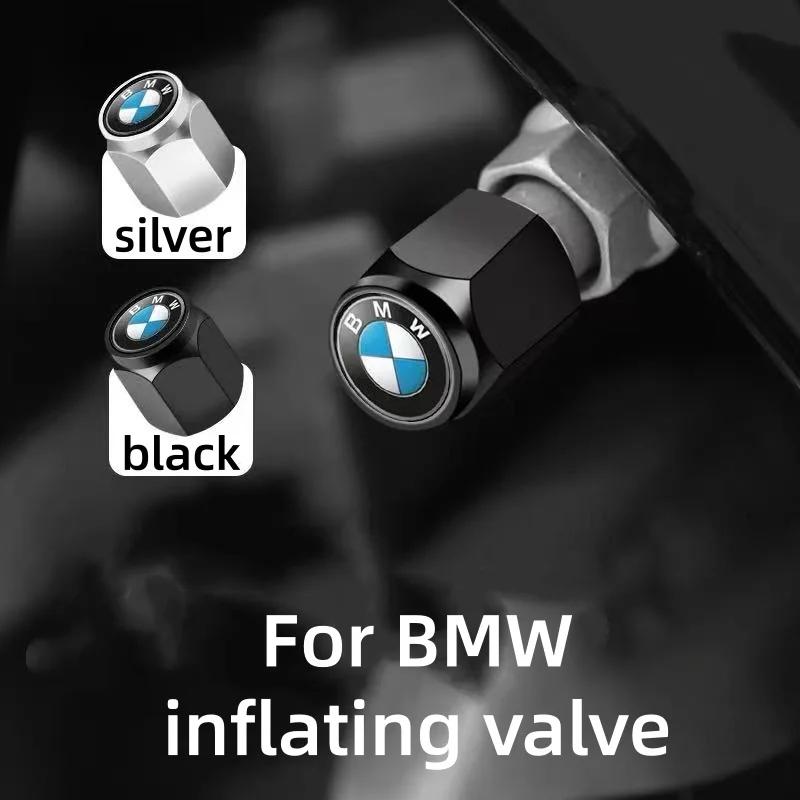 Car Sticker 4Pcs Tire Valve Caps Wheel Stem Dust Cover Air Plug Auto Moto Decoration Fit for BMW E46 E90 E60 F10 F30 E39 E36 E87 pdsh39