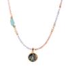 New Chinese Flower Necklace Monet Garden Oil Painting Series Niche High-end Pearl Baroque Necklace Women