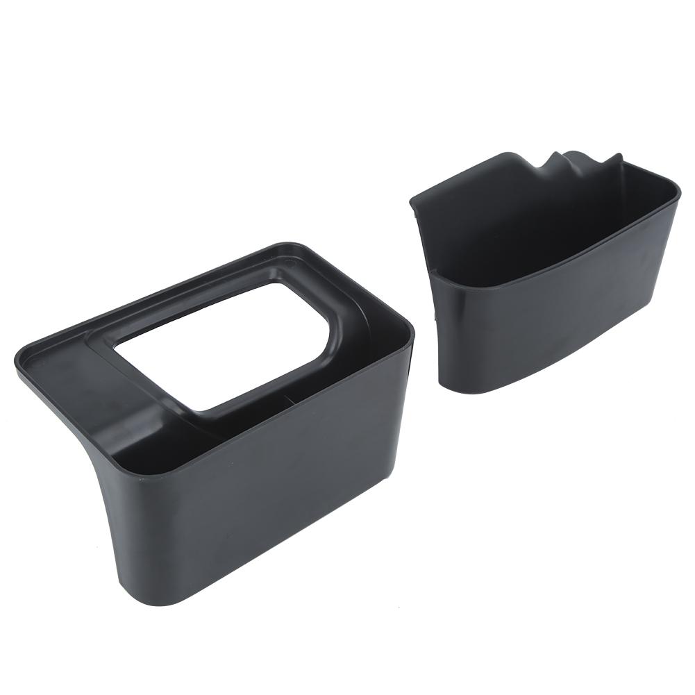 2Pcs Set Gear Box Organizer Container Auto Interior Accessory Fit for Jeep Wrangler JL 2018 2019