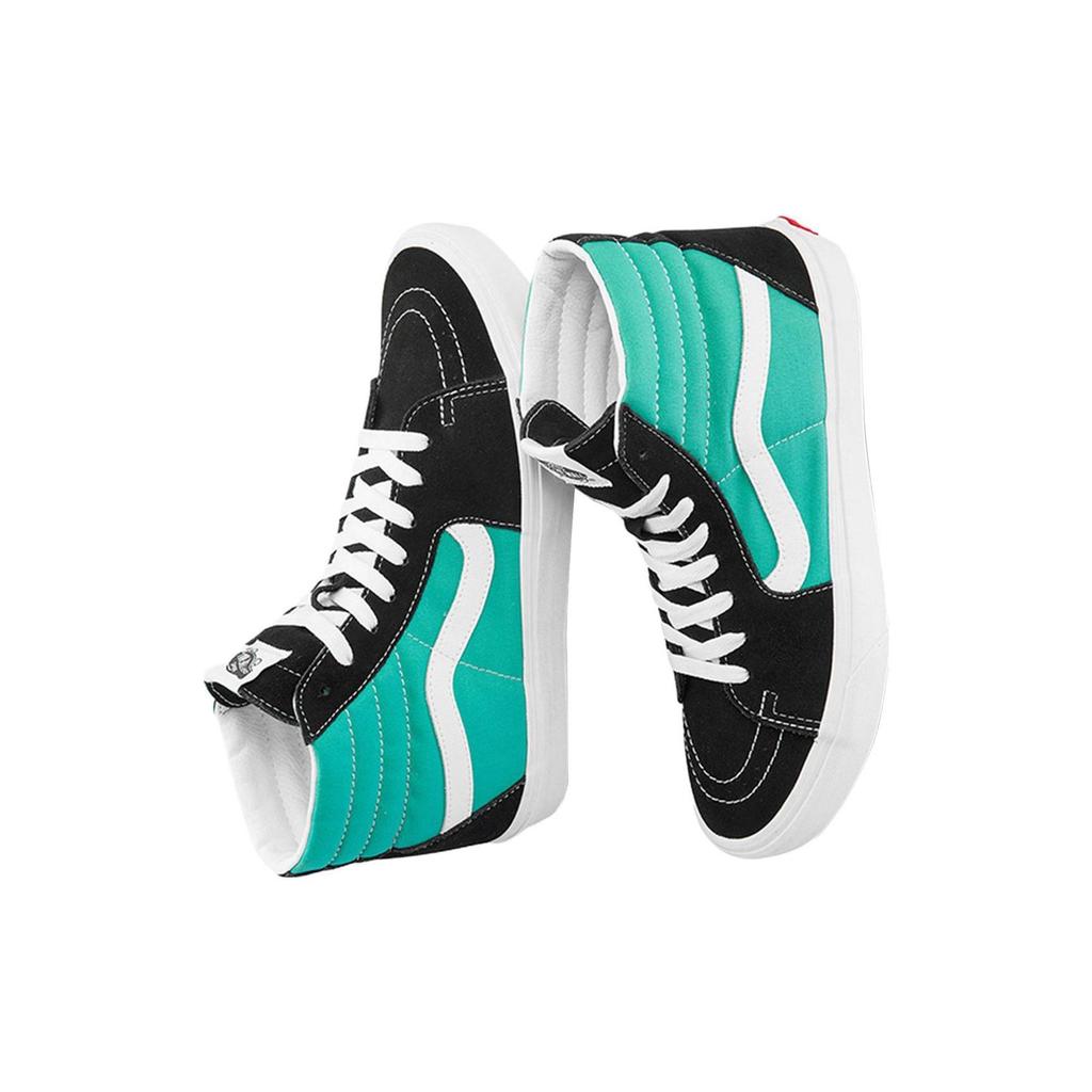 Vans Sk8 High Top Skate Shoes Unisex Sneakers Green Black VN0A32QG4FV