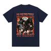 Sei respektvoll zu Papa Lustiges Wolf Meme Grafik T-Shirt Unisex Kleidung Mode Lockere T-Shirts Baumwolle Lässig Kurzarm T-Shirts