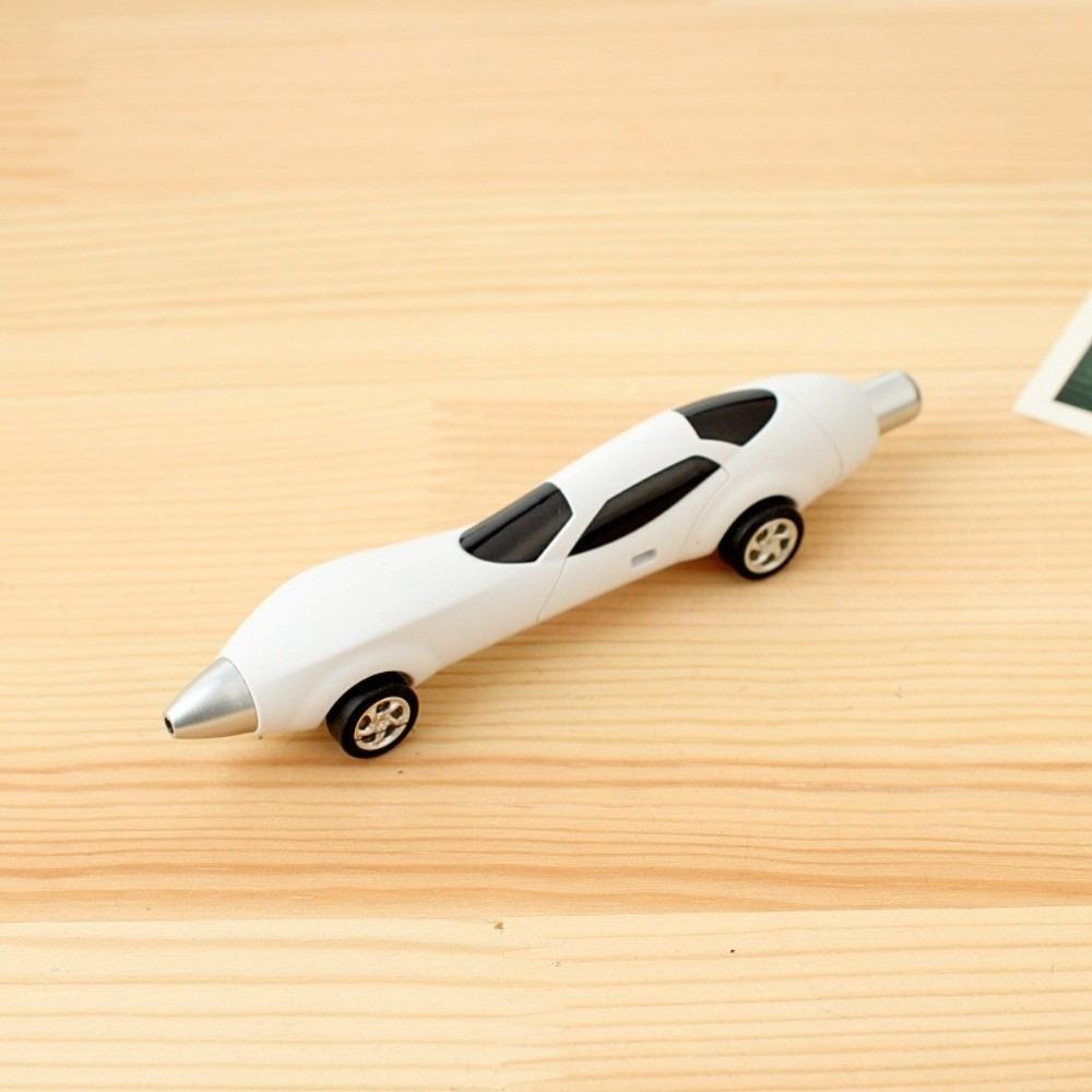 

Colorful Car Ballpoint Pens Car Shape Neutral Pen Novelty Writing Pen for Primary School Students белый