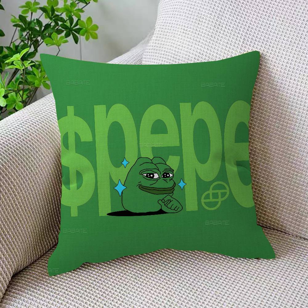 Sad PPepe Frog Anime Pillowcases Home Bedding Decorative Pillow Cover Wedding Super Soft Pillow Case