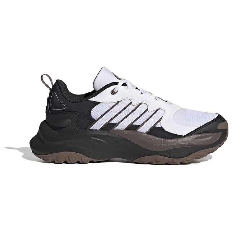 Adidas Maxxwavy Versatile Thick Sole Shock Absorbing Lightweight Low Top Running Shoes Unisex Running Shoes White Black IF8752