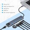 8-in-1 USB-C-Hub Typ-C auf HDMI 4K 30Hz USB 3.0 PD-Laden Kartenleser Multi-Port-Adapter für Laptop MacBook