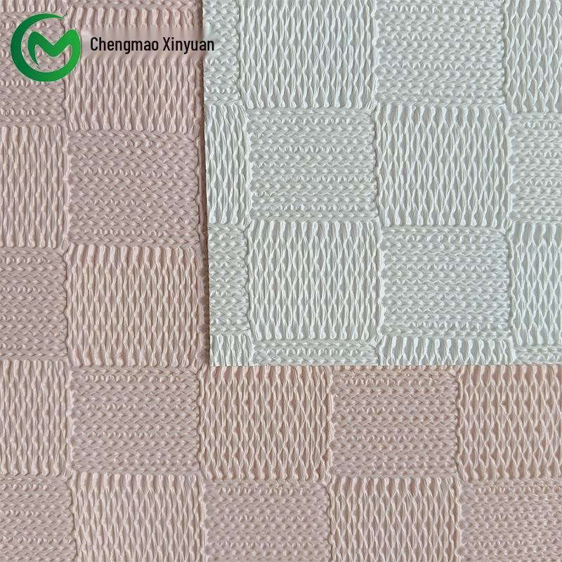 Plaid Pattern Faux Leather for Luggage, Furniture, or Women's Handbags (1.3MM PVC).