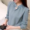 SURWENYUE Women Blouse 2019 Long Sleeve Women Chiffon Blouse Shirt OL Blouse Women Tops Shirt