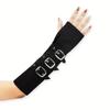 30cm Arm Sleeves Punk Style Gloves Fashion Fingerless Gloves  Cosplay Stage Performances