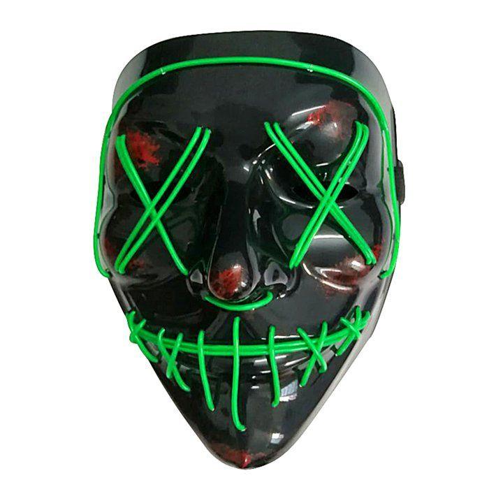 Accessory - Luminous Green LED Mask Adult