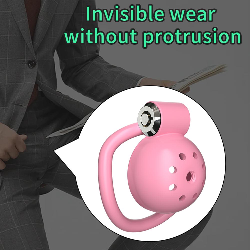 Gaiola de Castidade com 5 Anéis Gaiola para Pênis Brinquedo Sexual para Adultos Bondage de Pênis Trava Uretral Macho Cuckold Erótico Casal Brinquedo BDSM