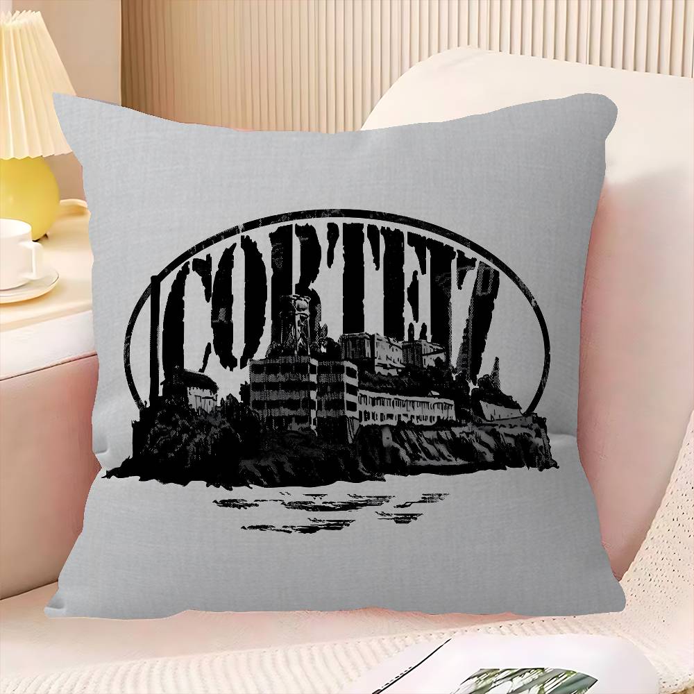 Hot Fashion C-Corteizs Cushion Cover Pillowcase Upholstery Sofa Throw Pillow Home Decor Pillowcas