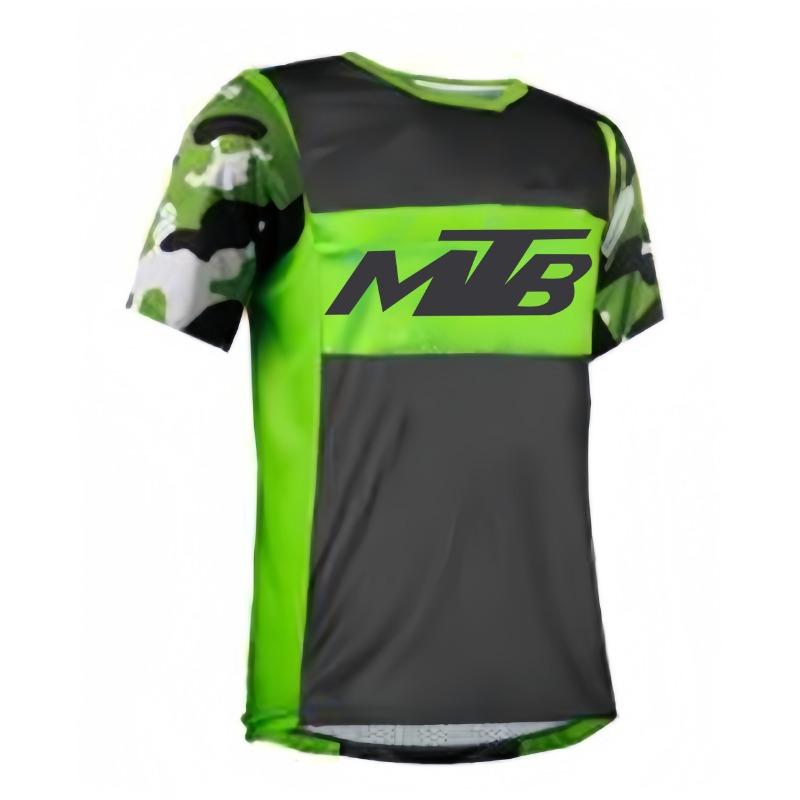 Maglie Downhill per Mountain Bike Magliette da Bici MTB Abbigliamento Sportivo Offroad DH Maglia da Moto Motocross Abbigliamento Sportivo Manica Corta Ciclismo