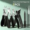 Ingrown Toenail Clipper Set: Thick Nail Clippers, Pliers, Steel Pusher - In Stock Now