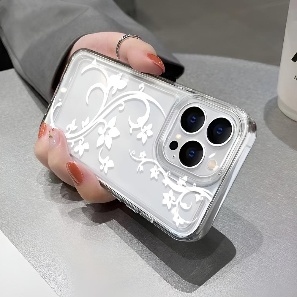 Clear Transparent Phone Case For IPhone 16 14 11 Air 17 15 13 12 Pro Max Plus Soft Protective Comfortable Cover Fashion Funda