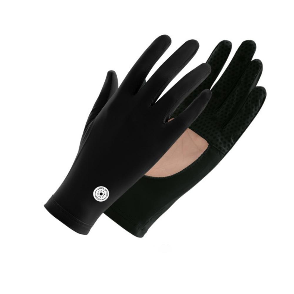 Highly Elastic Sunscreen Gloves Touch Screen Driving Mittens New Flip Finger Gloves Women Men