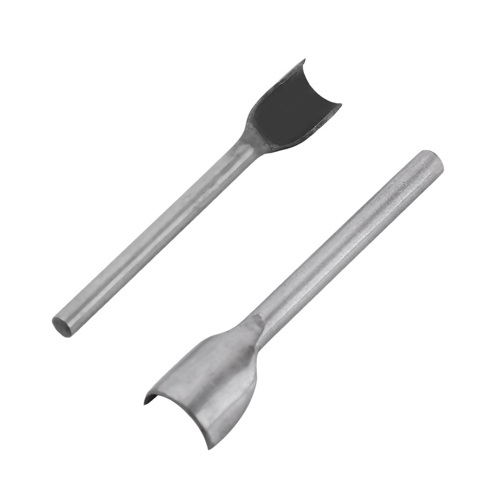 6pcs  Set DIY Leather Carft  Half  Round Punch Belt End Cutter For Home Leather Sewing(15 40mm)