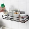 Durable Wall Mount Bathroom Shelves No Drill Space-saving Shower Organizer Iron Multi-function Bathroom Storage Rack Bathroom