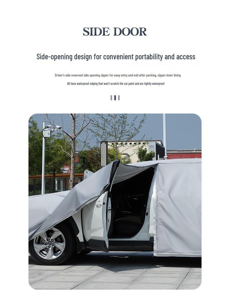 Thickened Sun Protection & Dustproof Car Cover for Hongqi H5, H6, H7, H9, HS3, HS5, HS7 - Oxford Cloth