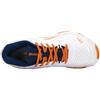 Li Ning Slip Resistant, Abrasion Resistant, Breathable, Lightweight Low Top Badminton Shoes Unisex White Ice Orange AYTS061-1