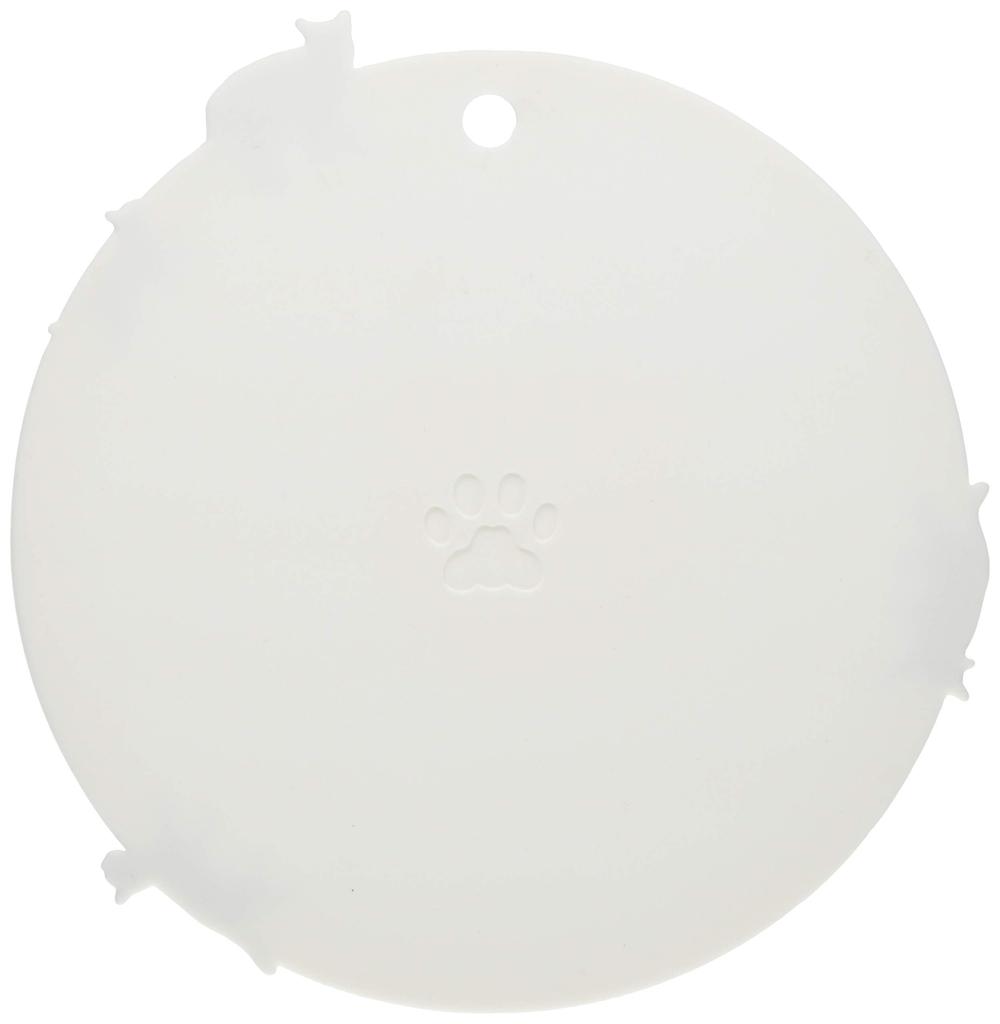 Onishi Ken Seihan Pot Cat Silicone Pot Holder Co., Ltd. Holder, White, Shape, ASC-1403
