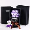 7PCS Rose Soap Bear Bouquet Gift Set for Mother's Day