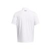 Under Armour Solid Logo Breathable Casual Short Sleeve Polo Shirt Men tops White 1383714-100