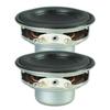2Pcs 45mm 4Ohm 8W Full Ranges Speaker Stereo Woofer Loudspeaker Round Shape Replacement Loudspeaker Magnetic Speaker
