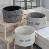 Large Canvas Dog Toy Storage Basket Foldable Laundry Basket Pet Toy Organizer With Handle Laundry Bag