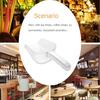 Clear Plastic Ice Scoops Transparent Mini Ice Shovel Circular/Square Mouth Dry Goods Shovel Multifunctional