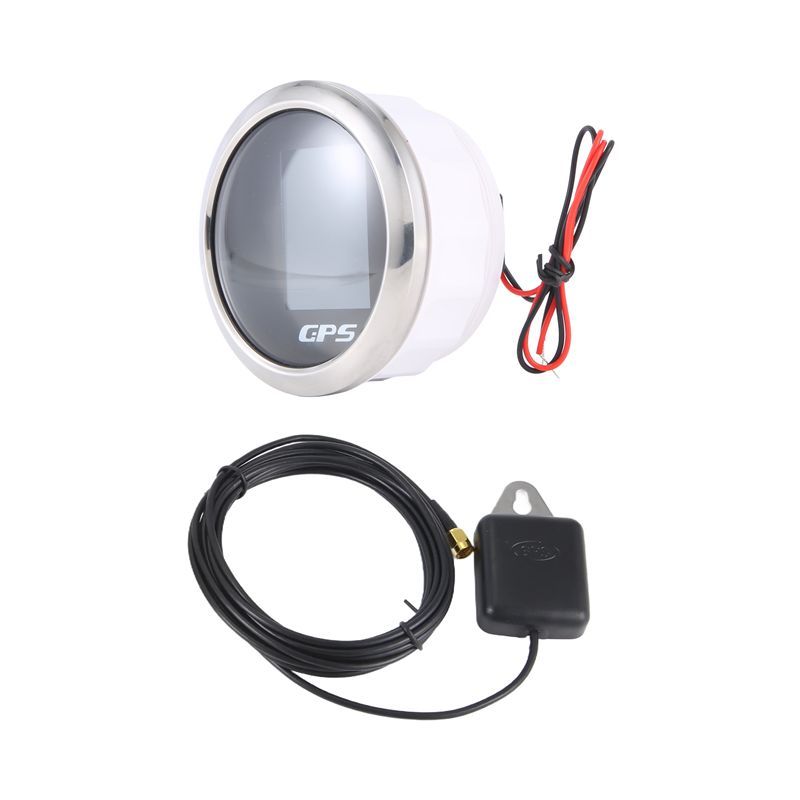 Reliable 85Mm Smart GPS Speedometer Waterproof TFT Screen Digital Tachometer Odometer With GPS Antenna For Car Boat Motorcycle