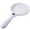 Extra Large 25x Magnifying Glass with 3LED Lights 2X 4X 25X Handheld Magnifying Glass 137mm Loupe Lens Illuminated