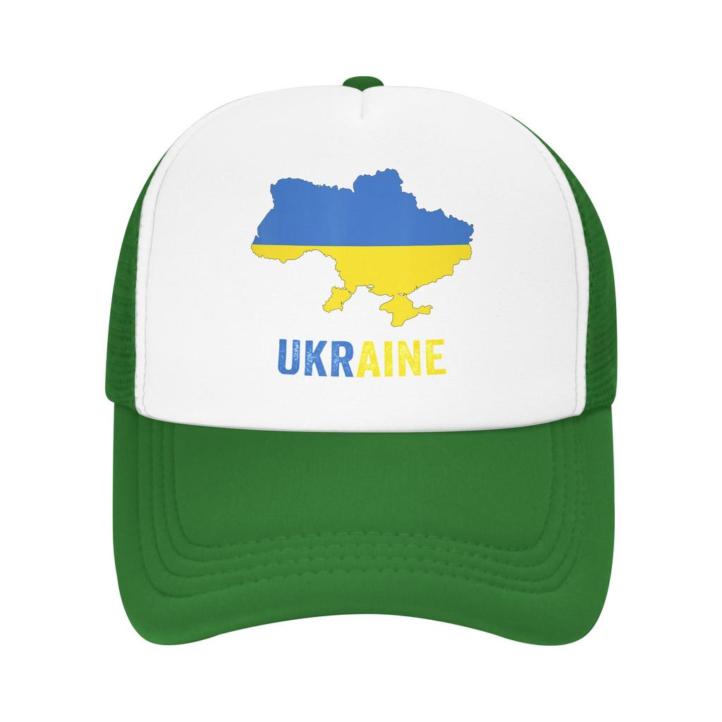 Ukraine Map Ukrainian Mesh Baseball Cap Unisex Women Fashion Sun Hat Hats Adjustable Summer Trucker Cap