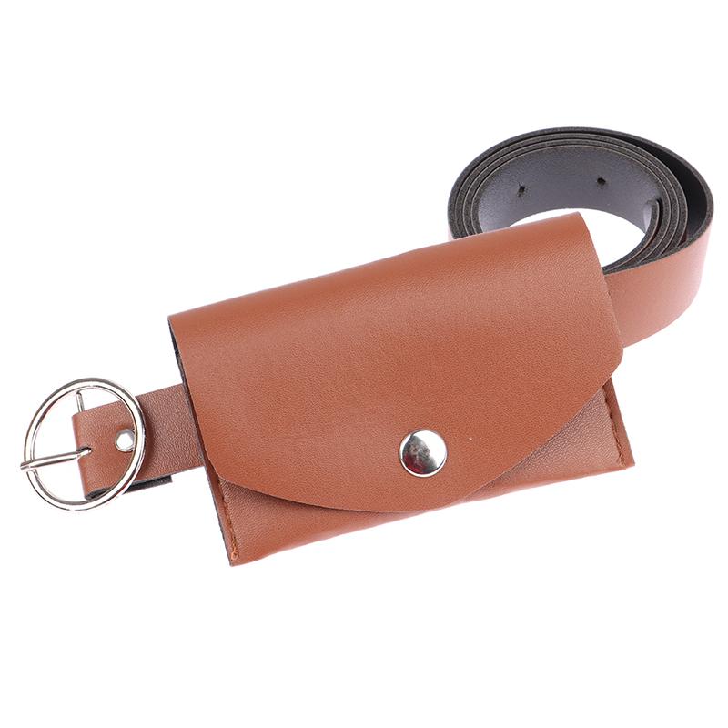 100Cm Waist Belt Adjustable Pu Waist Pack Metal Buckle Wallet Phone Pouch Ladies Decorative Belts Salesperson Work Bag