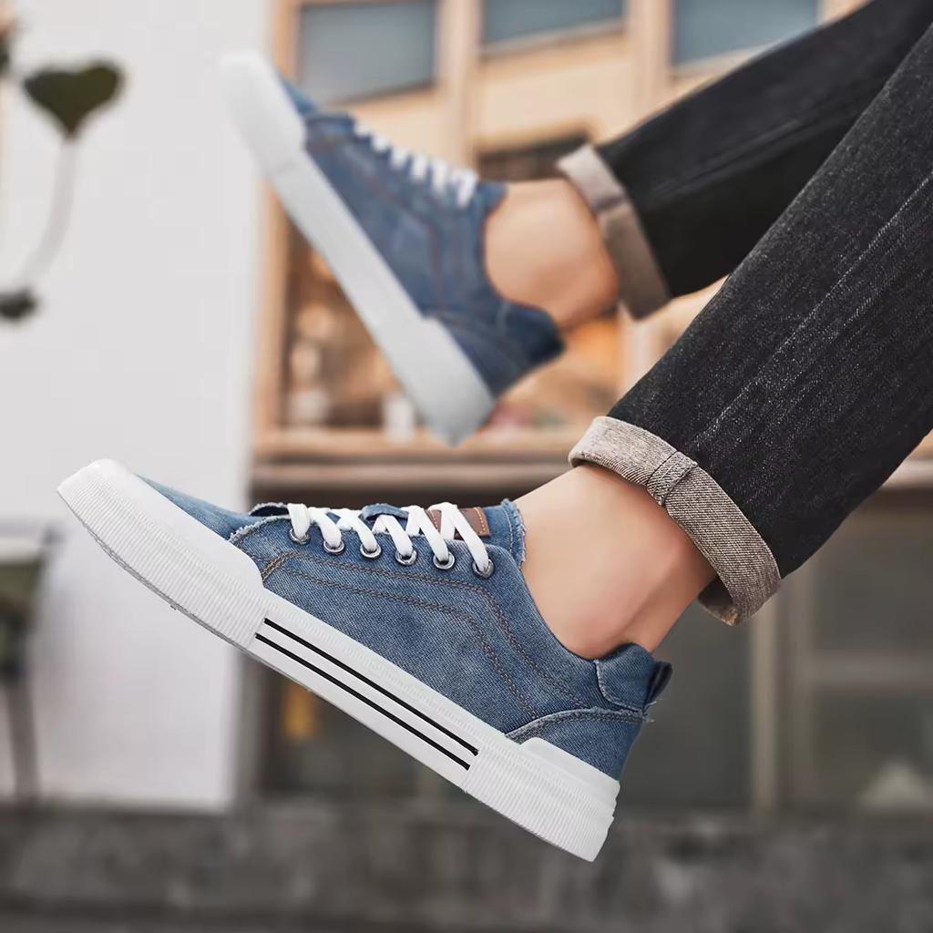 Men's Casual Sports Shoes Board Shoes Canvas Shoes Commuter Shoes Denim