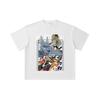 T-shirt Unisex in Cotone Pesante 260 GSM Filato Doppio Titolo 32 100% Cotone Stampa Ghibli V4 Principessa Mononoke