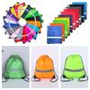 Pack Drawstring Backpack Bag with Reflective Strip String Backpack Cinch Sacks Bag Bulk for School Yoga Sport Gym Traveling