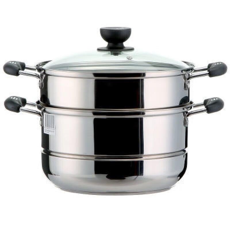 SUPOR Stainless Steel 2-Layer Steamer Pot 26cm