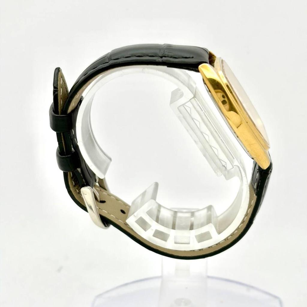 [New Battery] SEIKO Men's Watch Gold Hexagonal 6431-5100 1D0816 New Belt