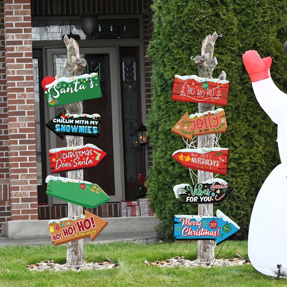 Christmas Decorations - 10Pcs Christmas Tree Hanging Ornament Holiday Xmas Ornaments Christmas Decorations Decor Home