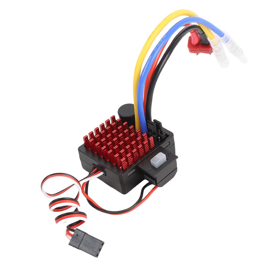 60A Brushed ESC for 540 550 750 Motors Alloy RC Electronic Speed Controller for RC Car Boat Tank Accessories