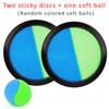1set Children's Suction Ball Sticky Target Racket Throwing Throwing Catch Sports Equipment Family Interactive Ball Toys