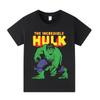 2025Hulk Nuova Moda Estiva T-shirt Stampata Girocollo Manica Corta Unisex Abbigliamento alla Moda